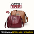 Bolsa Feminina de Couro Balli® |COMPRE 1 LEVE 2| + Frete Grátis