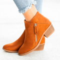 Bota Feminina Laís Salto Médio |Frete Grátis| Confort Plus